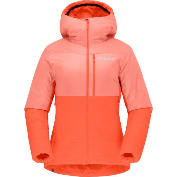 Женская куртка с капюшоном Falketind Thermo60 Norrona, оранжевый
