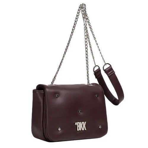 Сумка BIKKEMBERGS, фиолетовый, бордовый