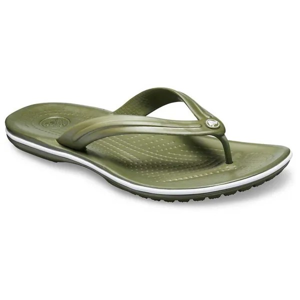 Шлепанцы Crocs Crocband, зеленый