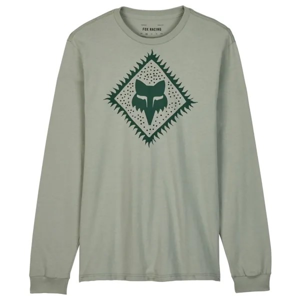 Лонгслив Fox Racing Leo Premium L/S Tee, цвет Grey Vintage