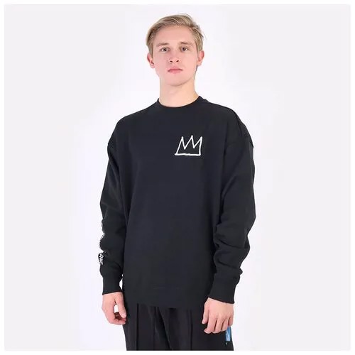 Толстовка Converse Basquiat Fleece Crew, Размер XL US Мужской