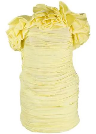 NERVI платье мини Emanuelle с оборками