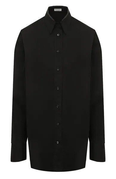 Хлопковая рубашка Brunello Cucinelli