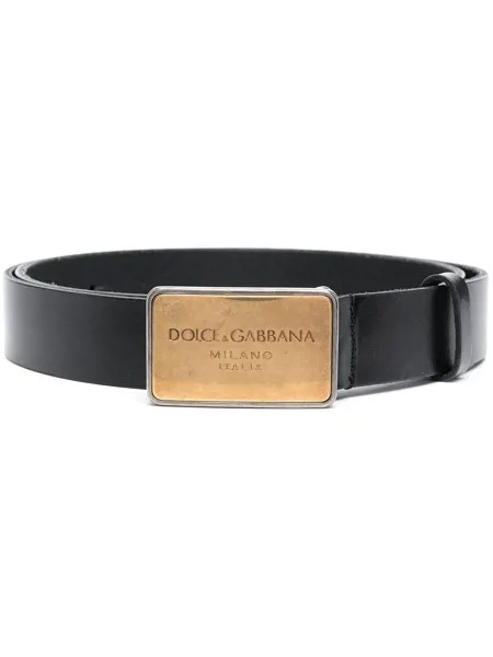 Dolce & Gabbana ремень с гравированным логотипом