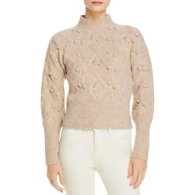 [BLANKNYC] Женский розовый вязаный укороченный свитер с круглым вырезом M BHFO 3545