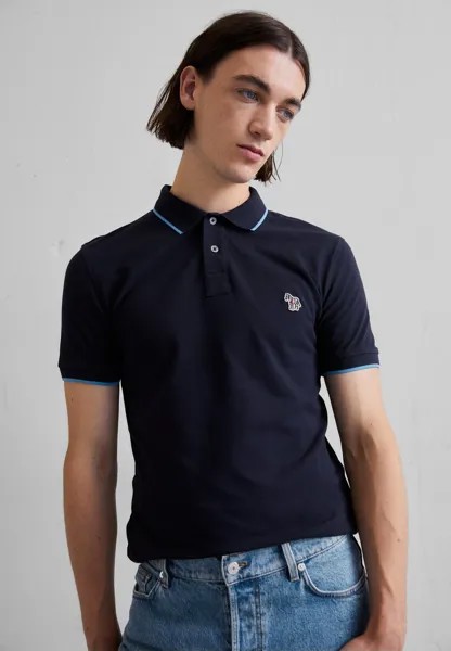 Поло SLIM BADGE PS Paul Smith, темно-синий.