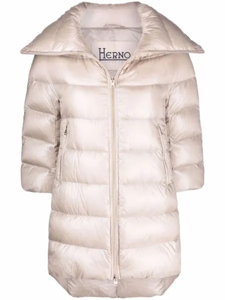 Herno куртка Cleofe с укороченными рукавами, нейтральный цвет