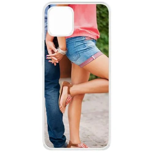 Чехол-накладка Krutoff Clear Case Босоножки женские для Samsung Galaxy A03 (A035)