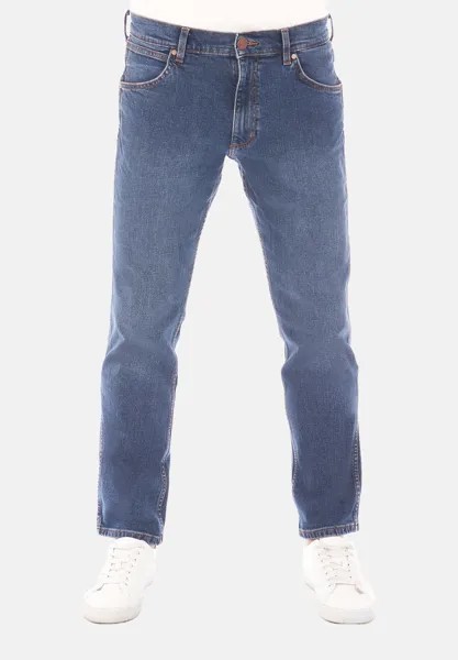 Джинсы зауженного кроя GREENSBORO Wrangler, цвет basement blue