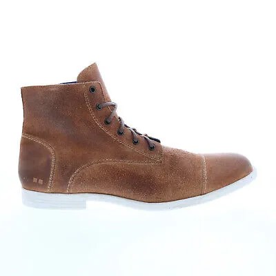 Bed Stu Leonardo F479009 Мужские коричневые кожаные повседневные классические ботинки на шнуровке