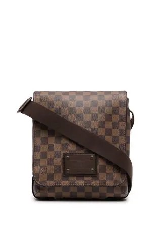 Louis Vuitton сумка через плечо Damier Ebène Brooklyn 2011-го года