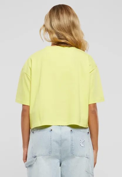 Базовая футболка Small Signature Essential Crop Karl Kani, салатовый