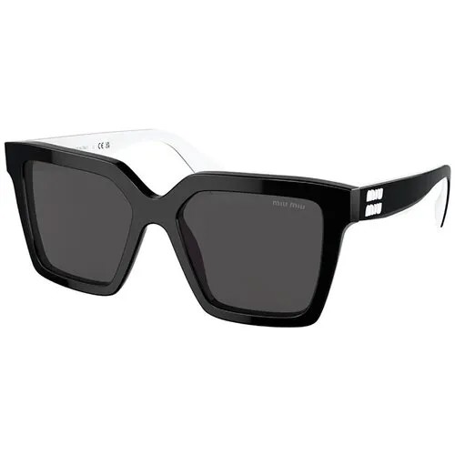 Солнцезащитные очки Miu Miu, черный, серый