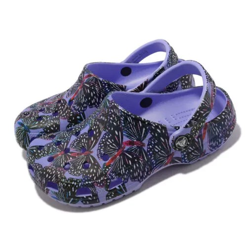 Мужские сандалии унисекс Crocs Classic Butterfly Clog Moon Jelly Purple 208257-5Q7