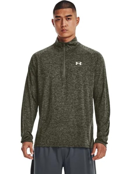 Лонгслив Under Armour, зеленый