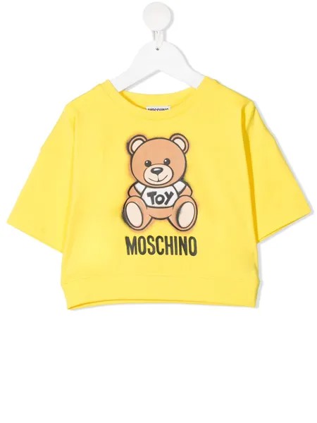 Moschino Kids футболка Toy Bear