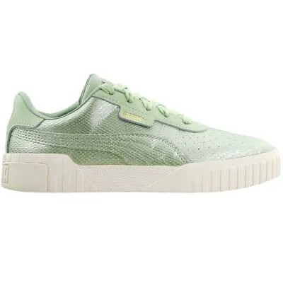 Зеленые кроссовки Puma Cali Emboss Youth Girls Повседневная обувь 369757-02