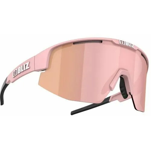 Солнцезащитные очки BLIZ, прямоугольные, оправа: пластик, спортивные, для женщин, розовый