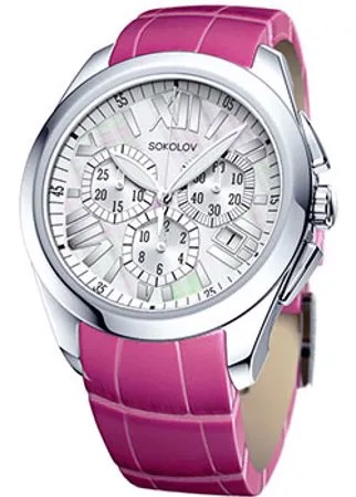 Fashion наручные  женские часы Sokolov 148.30.00.000.07.03.2. Коллекция Gran Turismo