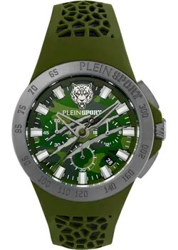 Fashion наручные  мужские часы Plein Sport PSABA0323. Коллекция THUNDERSTORM CHRONO
