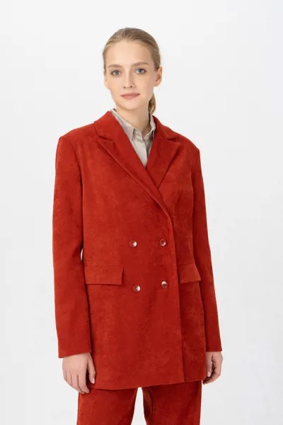 Пиджак женский Ennergiia AW23-V05 оранжевый 48 RU