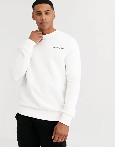 Белый свитшот River Island