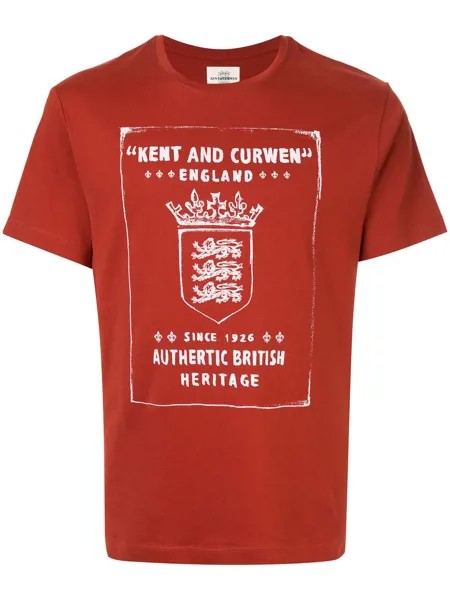 Kent & Curwen футболка с принтом львов