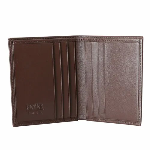 Портмоне Petek 1855 228.000.222, фактура гладкая, коричневый
