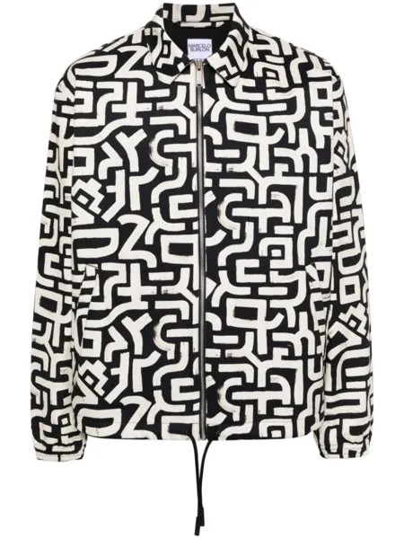 Marcelo Burlon County of Milan куртка Aop Graffiti Coach, черный
