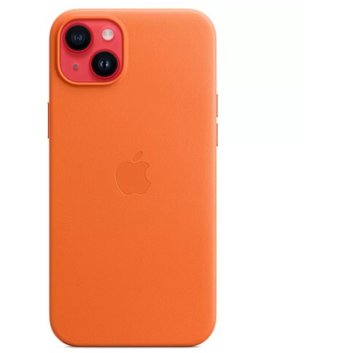 Чехол Apple iPhone 14 Plus Leather MagSafe Orange Apple
