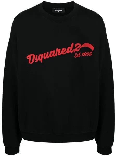 Dsquared2 толстовка с логотипом, черный