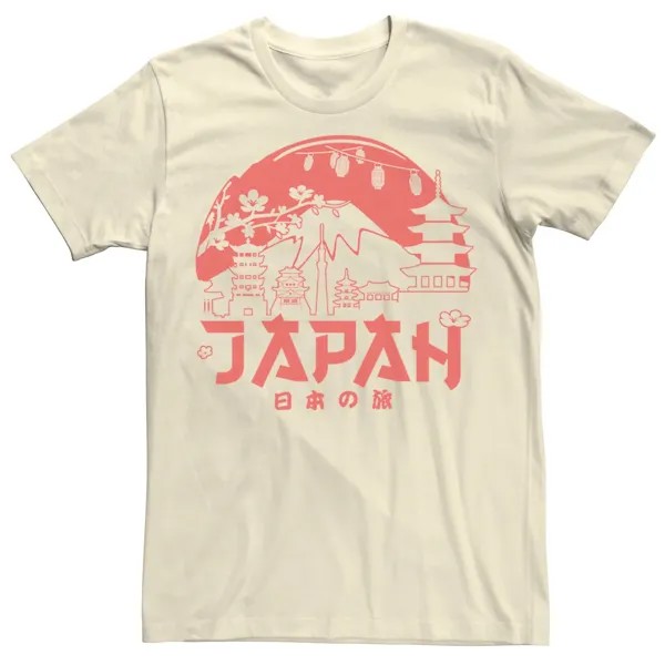 Мужская одежда для путешествий, футболка с изображением вишни в цвету Японии Licensed Character