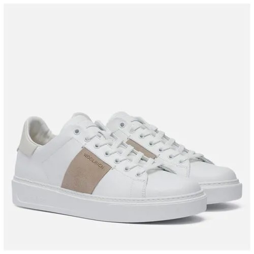 Мужские кроссовки Woolrich Classic Court Leather белый, Размер 43.5 EU