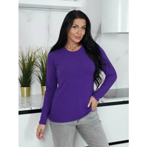Лонгслив LOVETEX.STORE, размер 50, фиолетовый