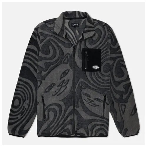 Мужская флисовая куртка Ripndip Hypnotic Polar Fleece чёрный, Размер S