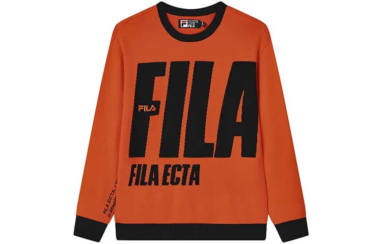 Свитер мужской оранжевый Fila, оранжевый