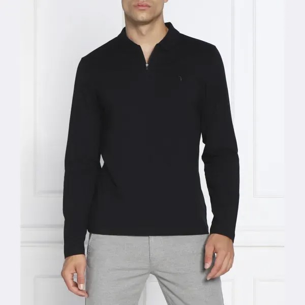 Рубашка поло стандартного кроя Trussardi, черный