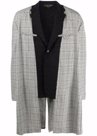 Comme Des Garçons Homme Plus пальто в клетку