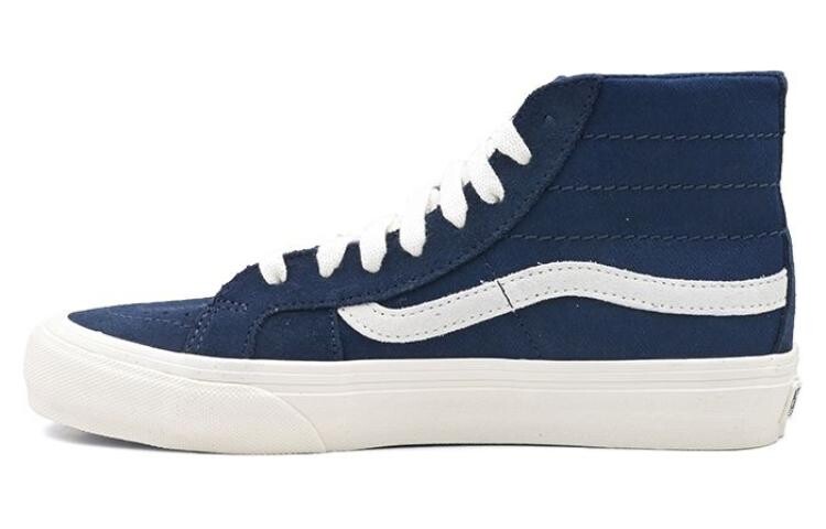 SK8 Canvas Shoes Unisex High-top Blue/white Vans