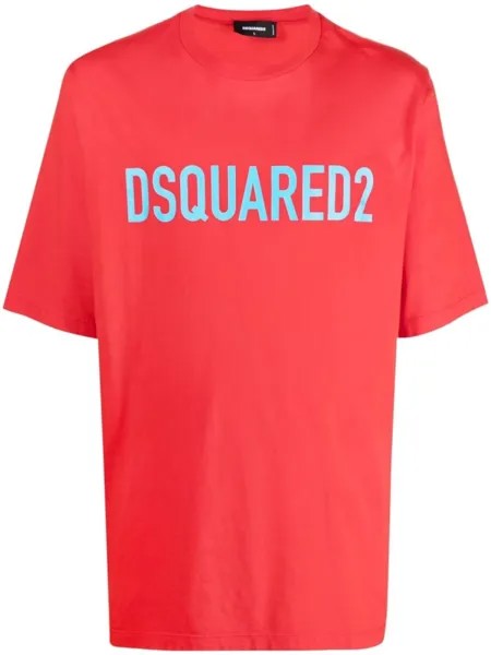 Dsquared2 футболка с логотипом, красный