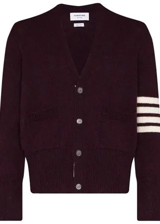 Thom Browne кардиган вязки интарсия с полосками 4-Bar