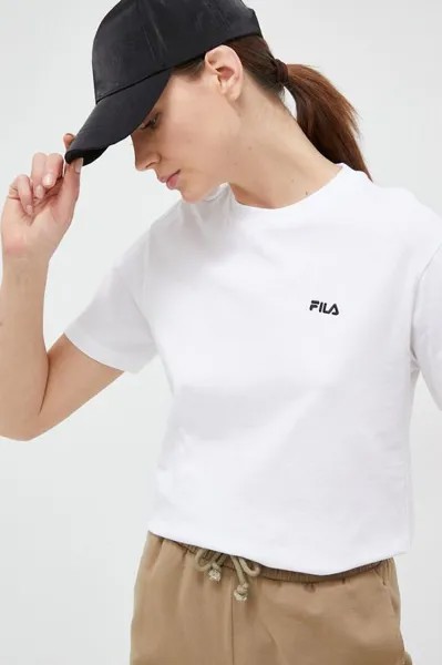 Футболка из хлопка Fila, белый