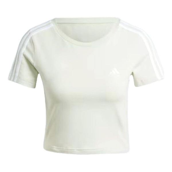 Футболка Essentials Футболка с тремя полосками Adidas, зеленый