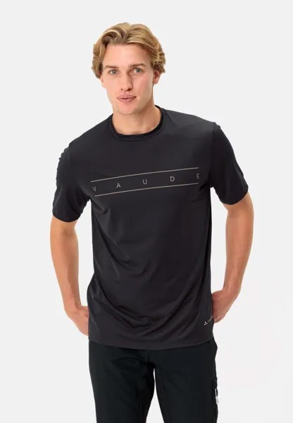 Спортивная футболка QIMSA LOGO Vaude, цвет black