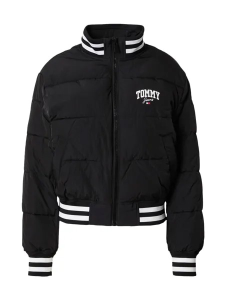 Межсезонная куртка Tommy Jeans, черный