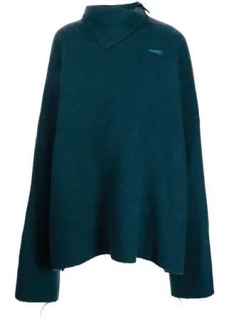 Raf Simons джемпер Equanimity с высоким воротником