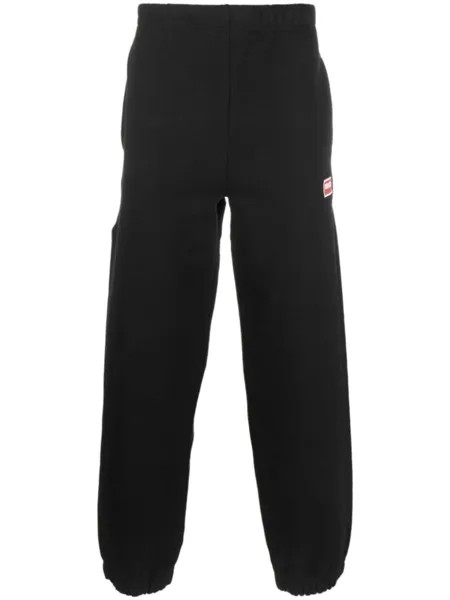 Kenzo спортивные брюки с нашивкой Kenzo Paris, черный