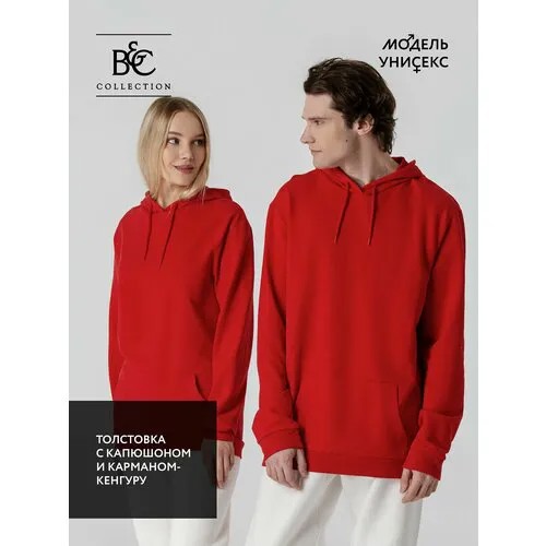Худи B&C collection, размер 56, , красный