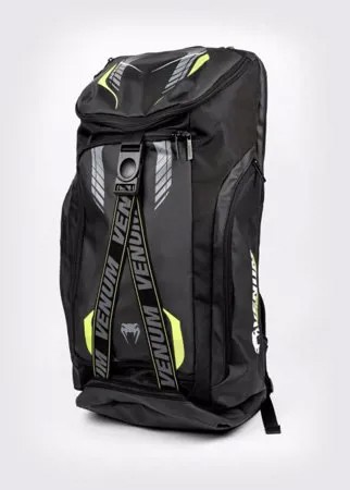 Сумка-рюкзак унисекс Venum Training camp bag 3.0 Large Black/Neo Yellow