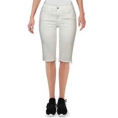 J Brand Womens 811 Белые джинсовые шорты-бермуды со средней посадкой 26 BHFO 9914